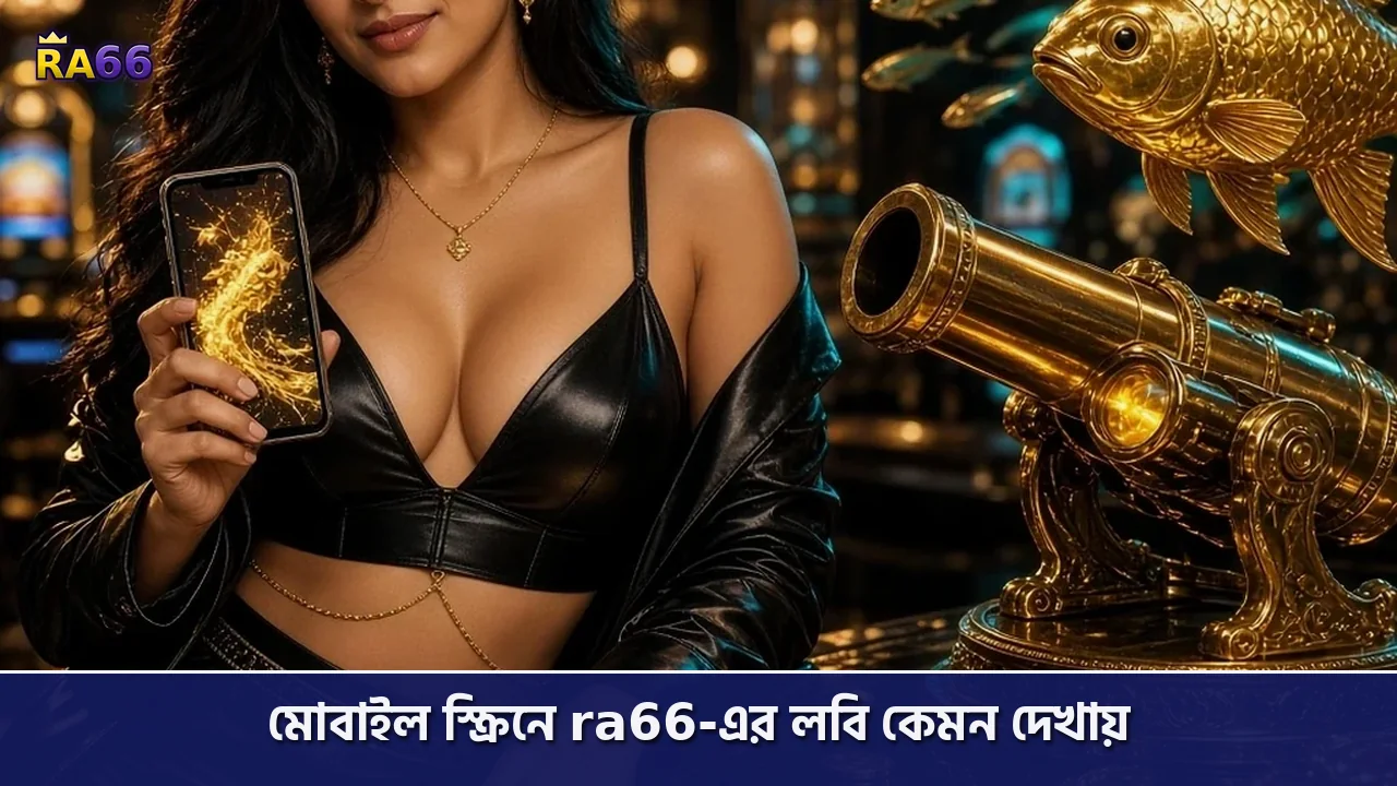 মোবাইল স্ক্রিনে ra66-এর লবি কেমন দেখায়